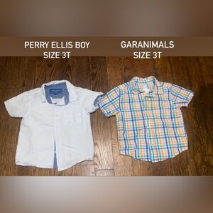 ❌SOLD ON MERCARI❌ toddler boy button up shirts, SIZE 3T